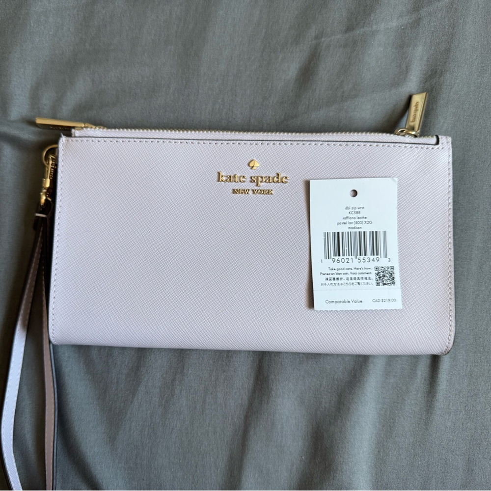 Kate Spade Light Purple Wristlet